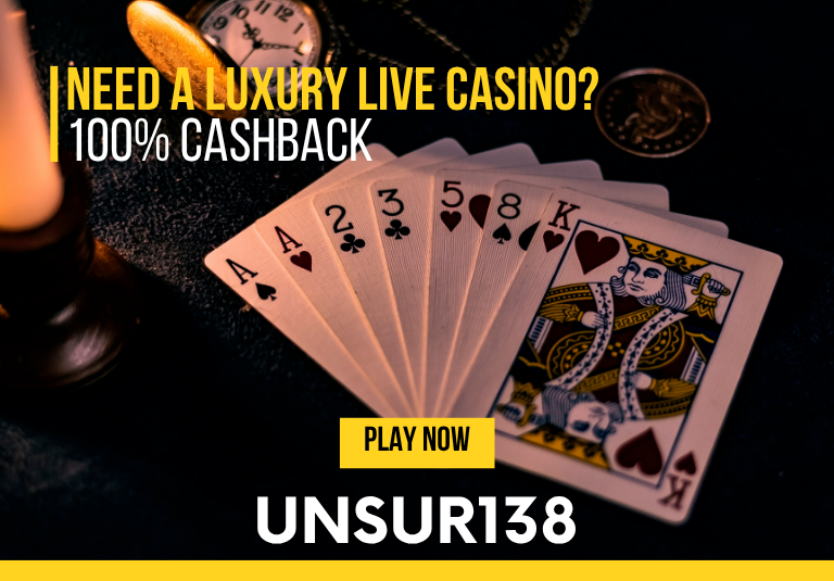 Cashback 100% UNSUR138
